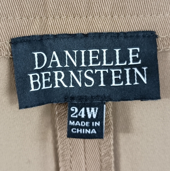 NWT Danielle Bernstein High Waist Solid Woven Bike Shorts - Picture 6 of 6